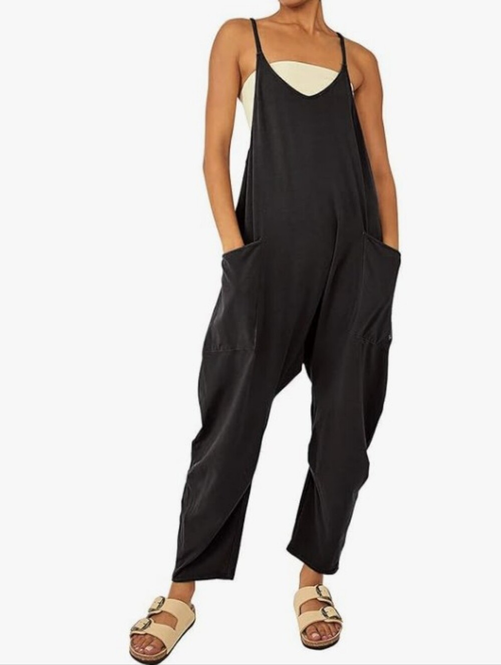 Black Harem Jumpsuit 3X